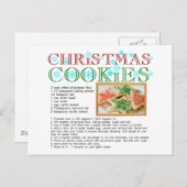Kerstkoekjes Ontvang Briefkaart (Voorkant / Achterkant)