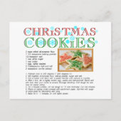 Kerstkoekjes Ontvang Briefkaart (Voorkant)
