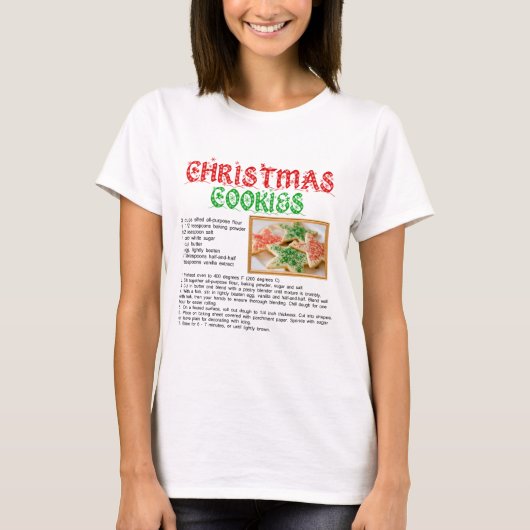 Kerstkoekjes Ontvang T-shirt (Voorkant)
