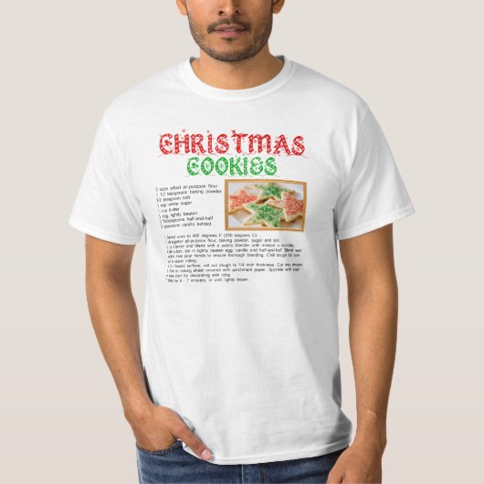 Kerstkoekjes Ontvang T-shirt (Voorkant)