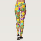 Kerstkoekjes op de Leggings van Gele Laddies (Achterkant)