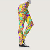 Kerstkoekjes op de Leggings van Gele Laddies (Rechts)