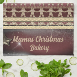 kerstkoekjes op maat theedoek