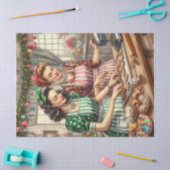 Kerstkoekjes Oude Kerstbaktradities Tissuepapier (Craft)