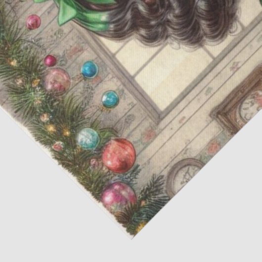 Kerstkoekjes Oude Kerstbaktradities Tissuepapier (Detail)