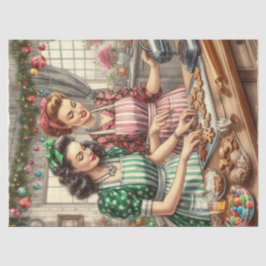 Kerstkoekjes Oude Kerstbaktradities Tissuepapier