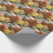 Kerstkoekjes, pakpapier (Hoek)