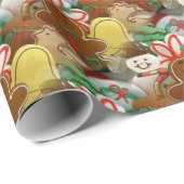 Kerstkoekjes, pakpapier (Rol Hoek)