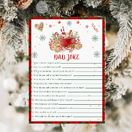 Kerstkoekjes Papa Grap Baby Shower Spelkaart Kaart