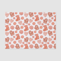 Kerstkoekjes, papier voor kerstcadeautjes