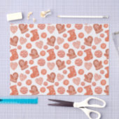 Kerstkoekjes, papier voor kerstcadeautjes (Craft)