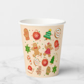 Kerstkoekjes Papieren Bekers (Achterkant)