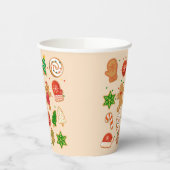 Kerstkoekjes Papieren Bekers (Links)