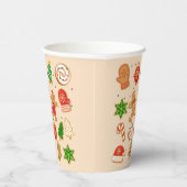 Kerstkoekjes Papieren Bekers (Rechts)