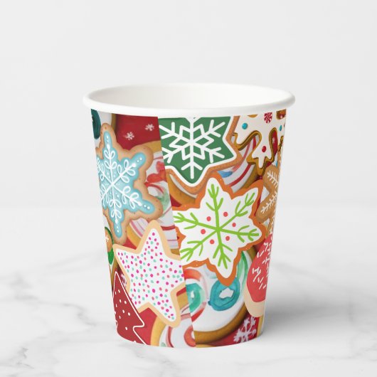 Kerstkoekjes Papieren Bekers (Achterkant)