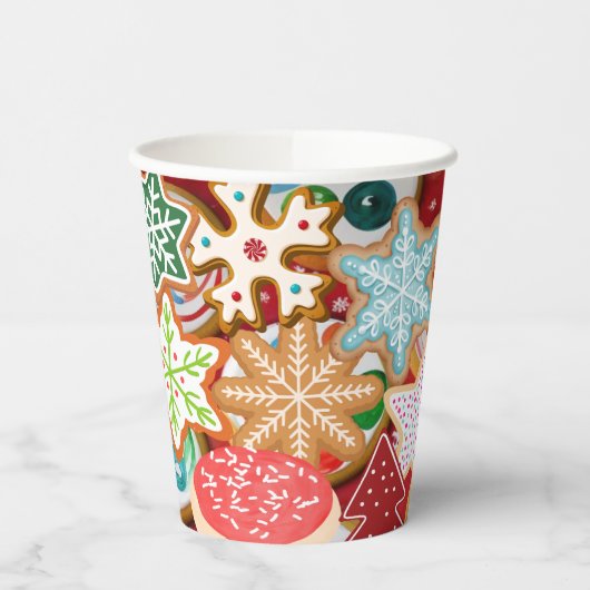 Kerstkoekjes Papieren Bekers (Links)
