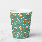 kerstkoekjes papieren bekers (Voorkant)