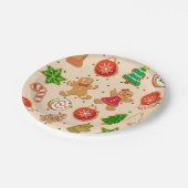 Kerstkoekjes Papieren Bordje (Gekanteld)