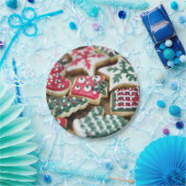 Kerstkoekjes Papieren Bordje (Feest)