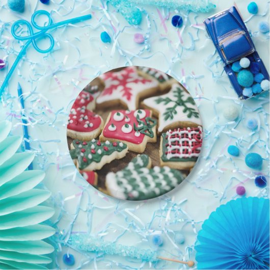Kerstkoekjes Papieren Bordje (Feest)
