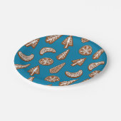 kerstkoekjes papieren bordje (Gekanteld)