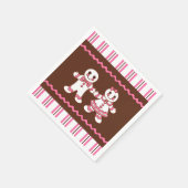 Kerstkoekjes papieren servetten  (Hoek)