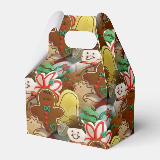 Kerstkoekjes Patroon Favor Box Bedankdoosjes (Achterkant)