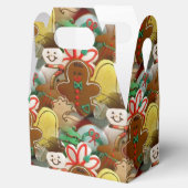 Kerstkoekjes Patroon Favor Box Bedankdoosjes (Geopend)