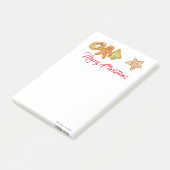 Kerstkoekjes Post-it Notities Post-it® Notes (Schuin)