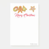 Kerstkoekjes Post-it Notities Post-it® Notes (Voorkant)