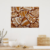 kerstkoekjes poster (Keuken)