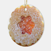 Kerstkoekjes Realistisch kerstfeest Keramisch Ornament (Links)