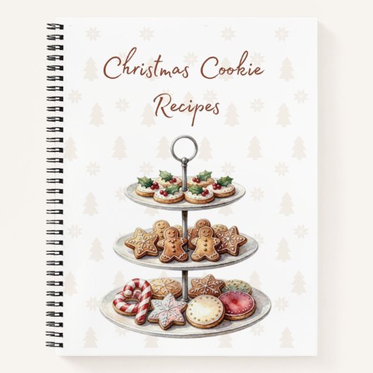 Kerstkoekjes Recepten Notitieboek (Voorkant)