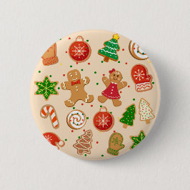 Kerstkoekjes Ronde Button 5,7 Cm