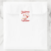 kerstkoekjes ronde sticker (Tas)