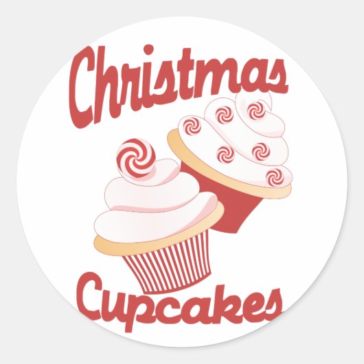 kerstkoekjes ronde sticker (Voorkant)