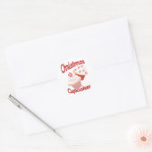kerstkoekjes ronde sticker (Envelop)