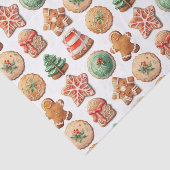 Kerstkoekjes Ruilen Rode Groene Vakantie Tissuepapier (Detail)