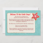 Kerstkoekjes ruilen uitnodiging 3 (Achterkant)