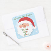 Kerstkoekjes Santa Baking label Stickers (Envelop)