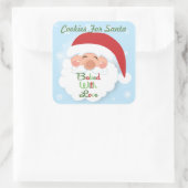 Kerstkoekjes Santa Baking label Stickers (Tas)