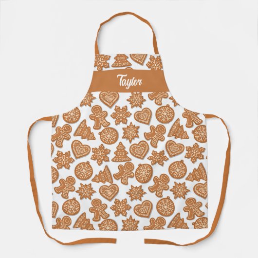 kerstkoekjes schort (Voorkant)