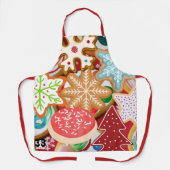 Kerstkoekjes Schort (Voorkant)