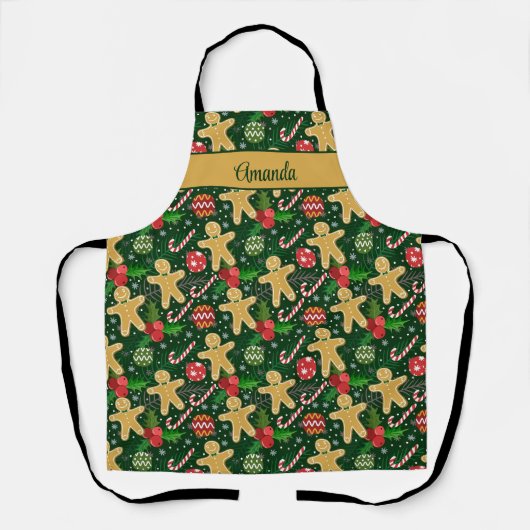 kerstkoekjes schort (Voorkant)