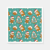 kerstkoekjes servet (Voorkant)