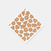 kerstkoekjes servet (Hoek)