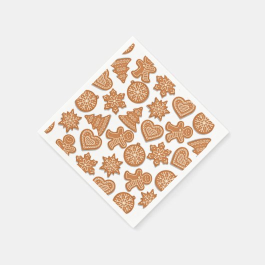 kerstkoekjes servet (Hoek)