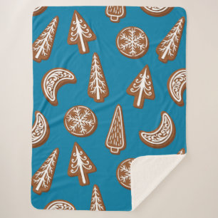 kerstkoekjes sherpa deken