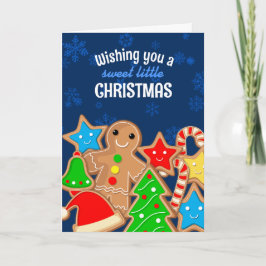 kerstkoekjes snoep chocolade bakken feestdagen kaart