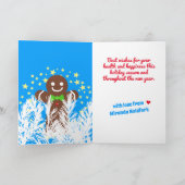 kerstkoekjes snoep chocolade bakken feestdagen kaart (Binnen)